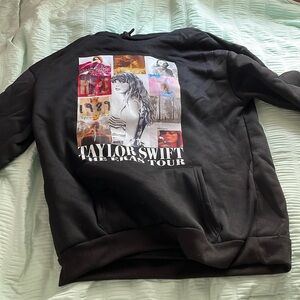 Taylor swift front and back eras tour sweatshirt